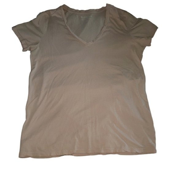 Everlane Slim Sleeve V-Neck Tee- M - Picture 1 of 3